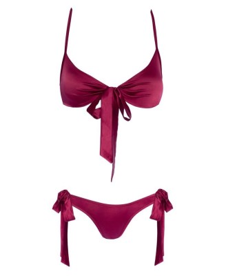 Bra and Briefs red L/XL