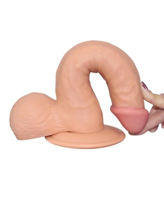 8.8" The Ultra Soft Dude - Realistyczne Cieliste Dildo