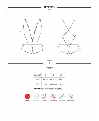 Bielizna-853-TED-1 body  S/M