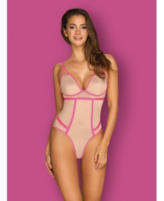 Bielizna-Nudelia body różowe L/XL