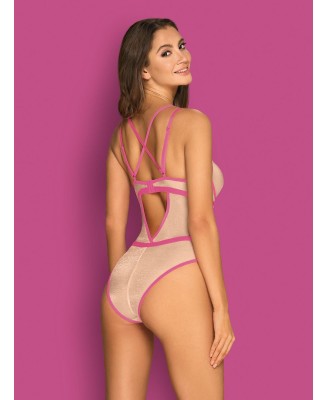Bielizna-Nudelia body różowe L/XL