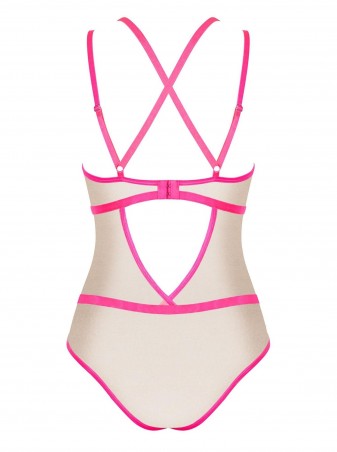 Bielizna-Nudelia body różowe L/XL