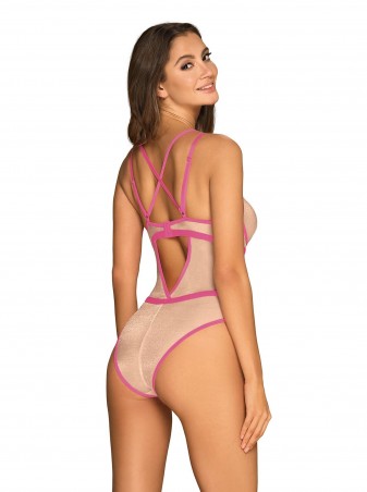 Bielizna-Nudelia body różowe  S/M