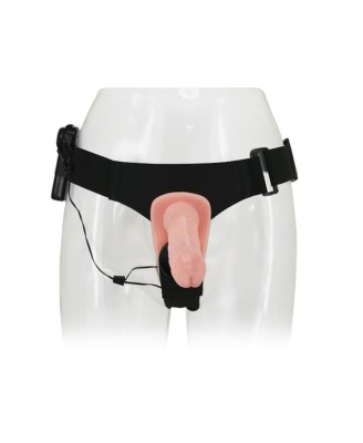 BAILE - ULTRA PASSIONATE HARNESS - Uprząż Strapon z podwójnym Dildo