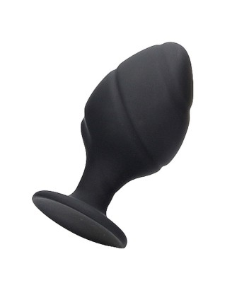 Swirled Butt Plug Set - Black