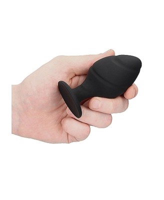 Swirled Butt Plug Set - Black