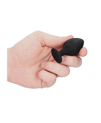 Swirled Butt Plug Set - Black