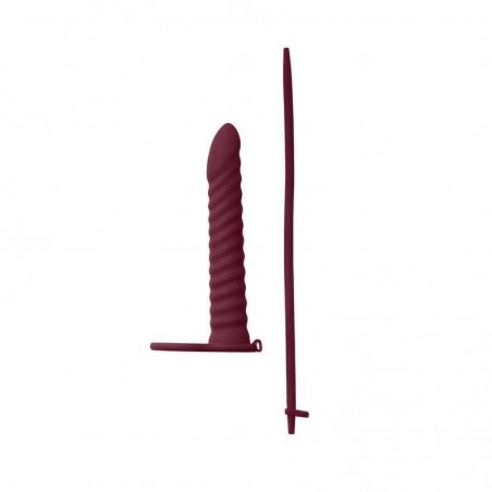 Strap-on Pure Passion Rori Wine Red