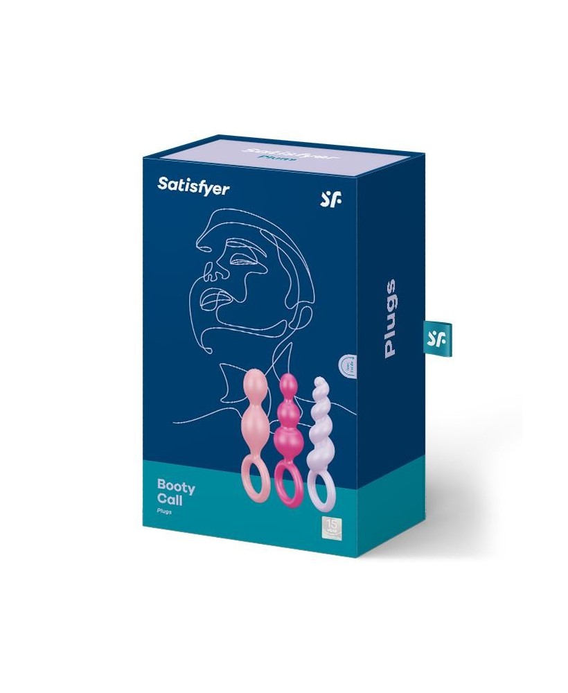 Zestaw-Satisfyer Plugs colored (set of 3)