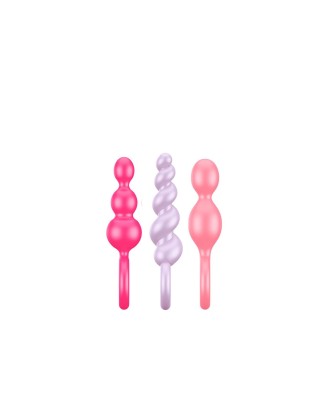 Zestaw-Satisfyer Plugs colored (set of 3)