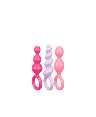 Zestaw-Satisfyer Plugs colored (set of 3)