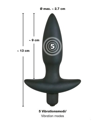 Black Velvets Vibr. Small Plug