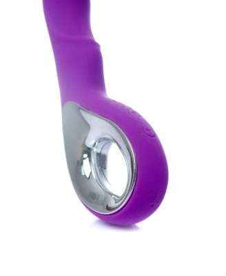 Vibrator G-spot 10 functions USB Purple