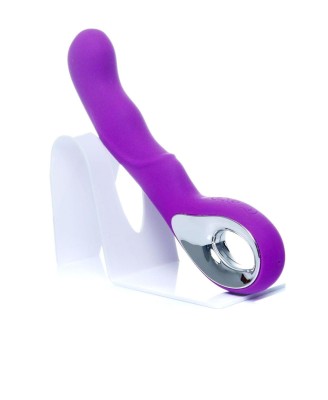 Vibrator G-spot 10 functions USB Purple
