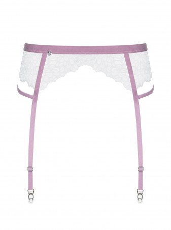 Bielizna-Lilyanne pas do pończoch biały L/XL