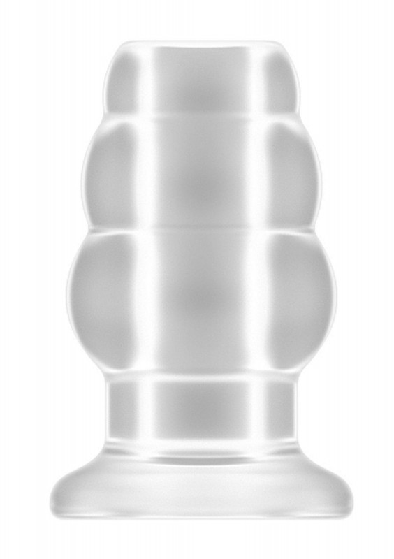 No.51 - Large Hollow Tunnel Butt Plug - 5 Inch - Translucent - Tunel Korek Analny