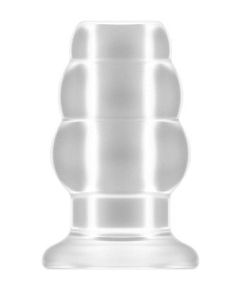 No.51 - Large Hollow Tunnel Butt Plug - 5 Inch - Translucent - Tunel Korek Analny