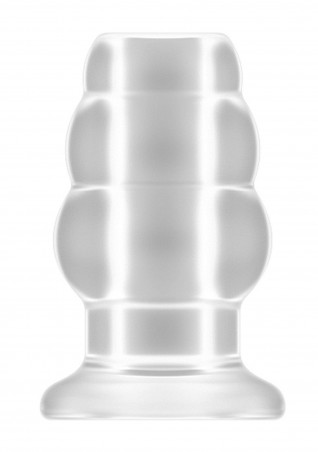 No.51 - Large Hollow Tunnel Butt Plug - 5 Inch - Translucent - Tunel Korek Analny