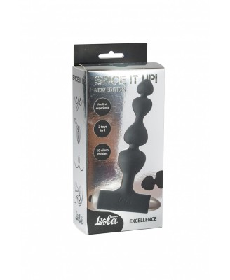 Vibrating Anal Plug Spice it up New Edition Excellence Black