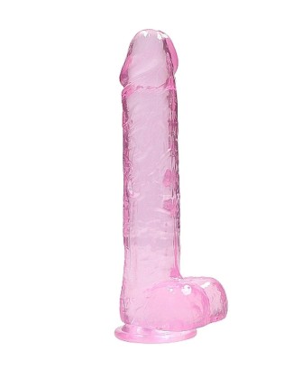 9"" / 23 cm Realistic Dildo With Balls - Pink