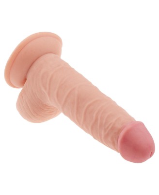 The Ultra Soft Dude - Dildo z Jądrami i Przyssawką - 19cm