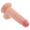 The Ultra Soft Dude - Dildo z Jądrami i Przyssawką - 19cm