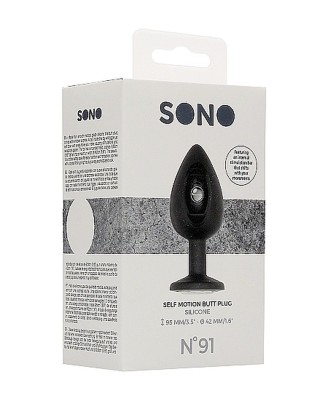 N0. 91 - Self Penetrating Butt Plug - Black