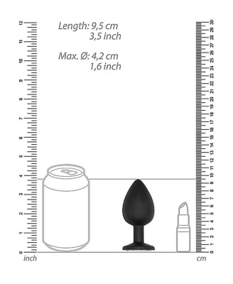 N0. 91 - Self Penetrating Butt Plug - Black