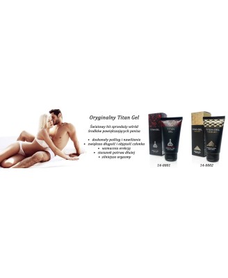 Żel/sprej-Titan GEL GOLD 50ml.( ORGINAL )
