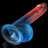 Dazzle Studs - Dildo z Jądrami i Przyssawką - 19cm