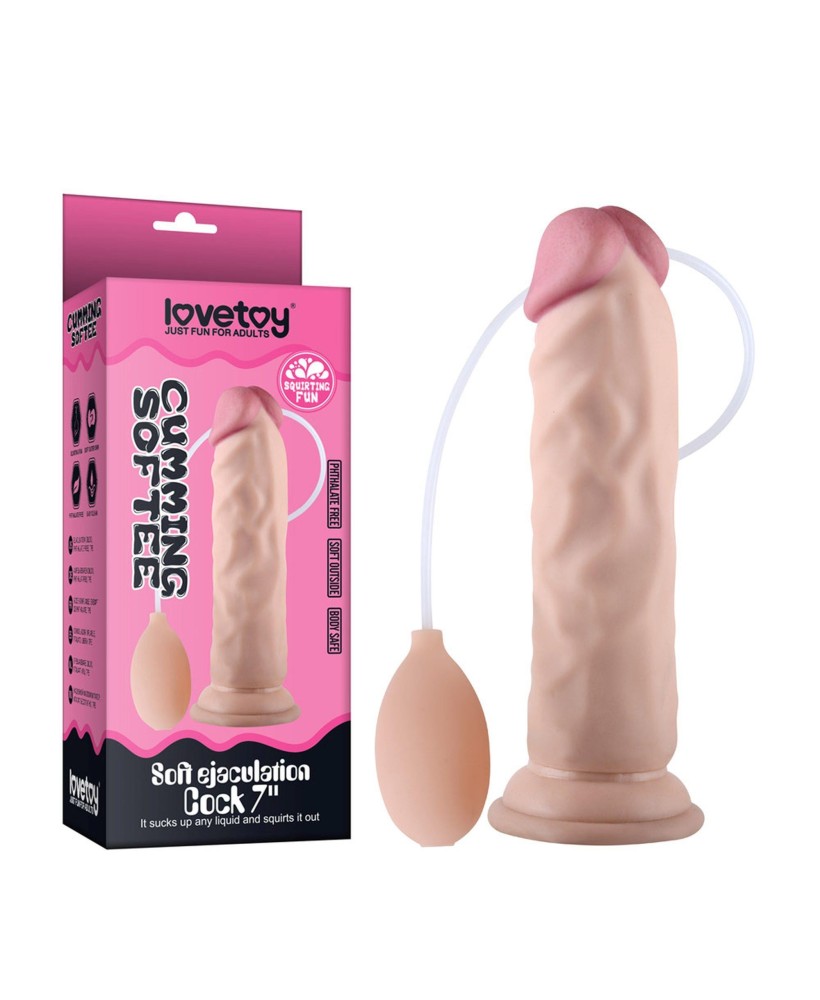 8.5"" Soft Ejaculation Cock