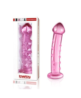 7.5"" Glass Romance Pink
