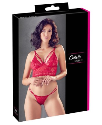 Bra and String red L/XL