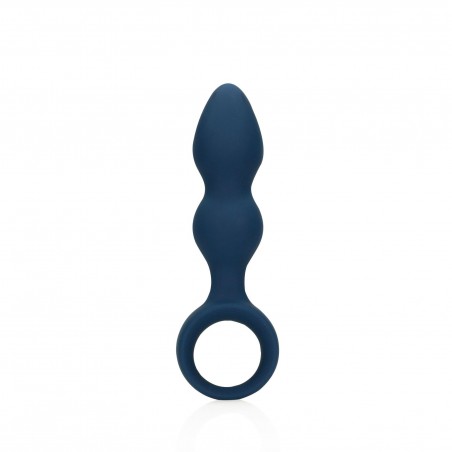 Teardrop Shaped Anal Plug - Large - Baltic Blue
