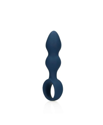 Teardrop Shaped Anal Plug - Large - Baltic Blue