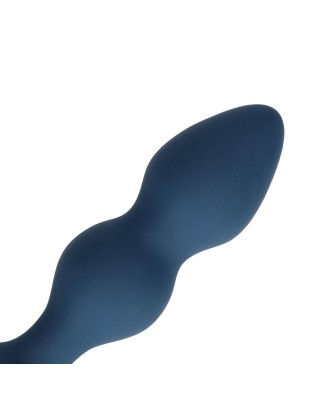 Teardrop Shaped Anal Plug - Large - Baltic Blue