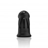 Model 27 - Ultra Soft Silicone Chastity Cage - Black