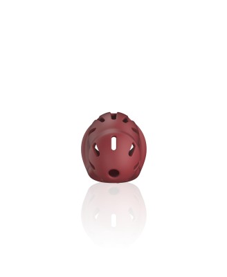 Model 28 - Ultra Soft Silicone Chastity Cage - Silikonowy Pas Cnoty - Czerwony