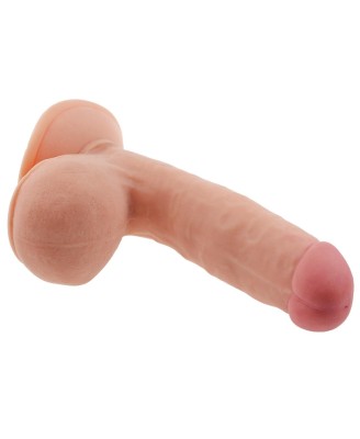 The Ultra Soft Dude - Dildo z Jądrami i Przyssawką - 19cm