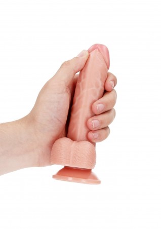 Curved Realistic Dildo  Balls  Suction Cup - 6""""/ 15,5 cm