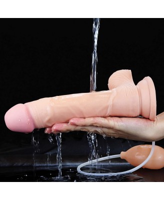 9"" Soft Ejaculation Cock With Ball