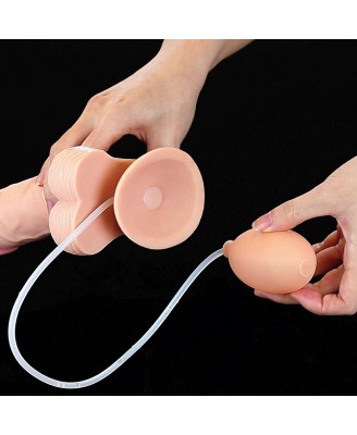 9"" Soft Ejaculation Cock With Ball