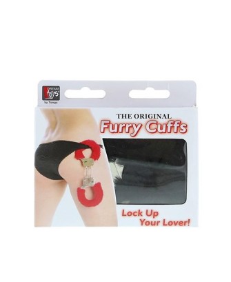 DREAM TOYS HANDCUFFS WITH PLUSH BLACK