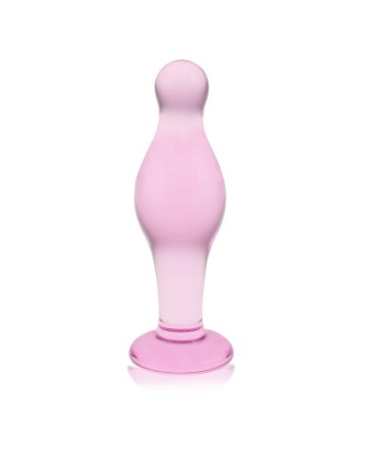 4.5"" Glass Romance Pink