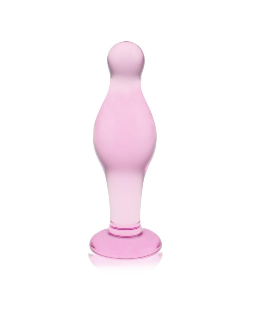 4.5"" Glass Romance Pink