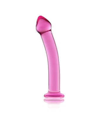 7.5"" Glass Romance Pink