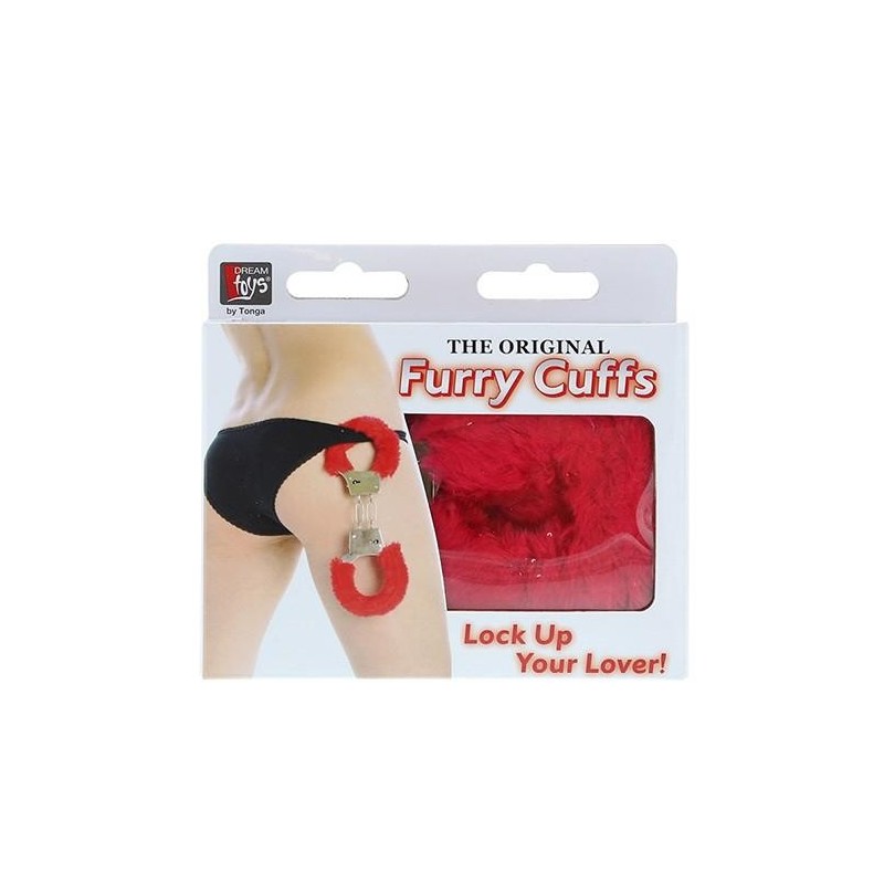 DREAM TOYS HANDCUFFS WITH PLUSH RED