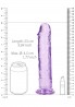 Straight Realistic Dildo with Suction Cup - 9'' / 23