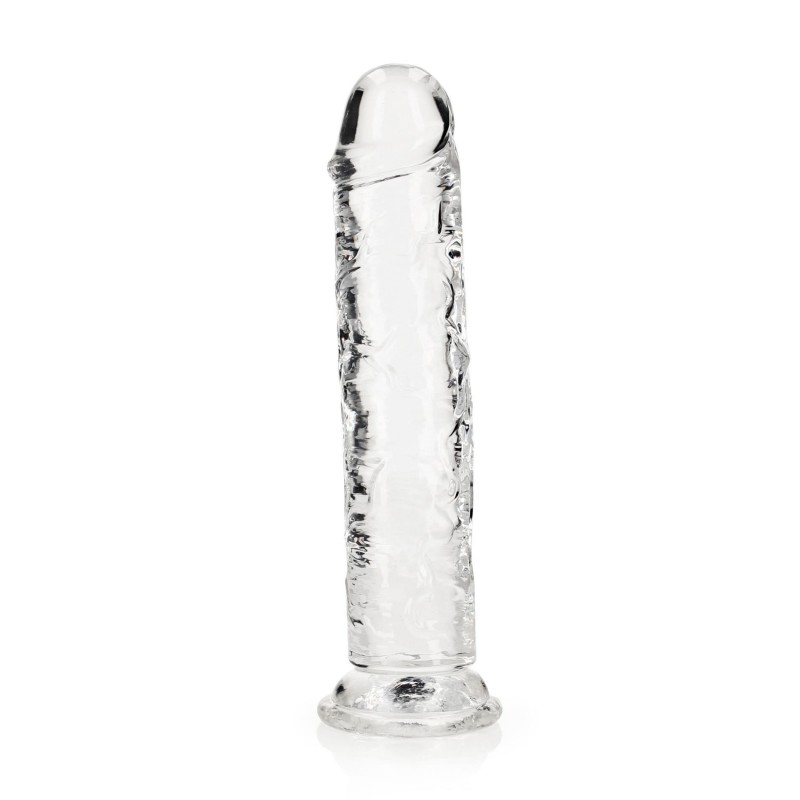 REALROCK CRYSTAL CLEAR - Dildo z Przyssawką - Transparentne - 23 cm