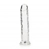 REALROCK CRYSTAL CLEAR - Dildo z Przyssawką - Transparentne - 23 cm